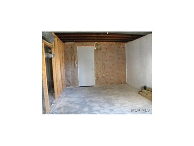 unfinished basement room