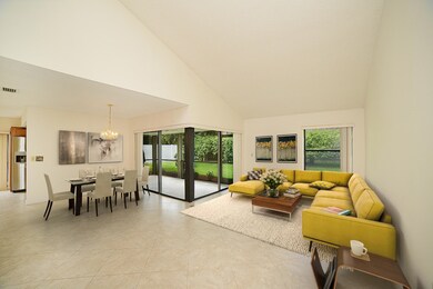 Living Room/Dining  w/ virtual furniture