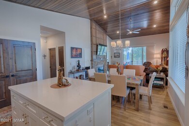 Kitchen to dining & living room