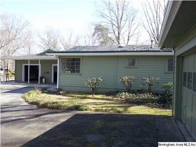 Back view of house
