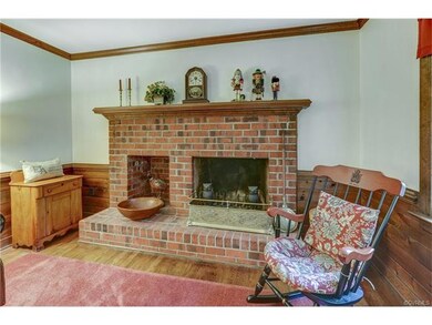 BEAUTIFUL BRICK FIREPLACE