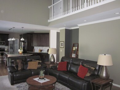 FAMILY ROOM AND KITCHEN