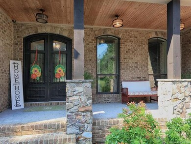 Welcoming front porch