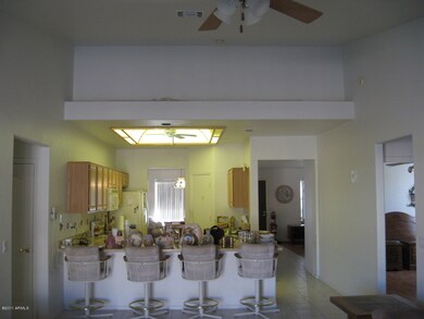 View of kitchen from Family Room