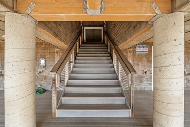 Stairs up to Entrance