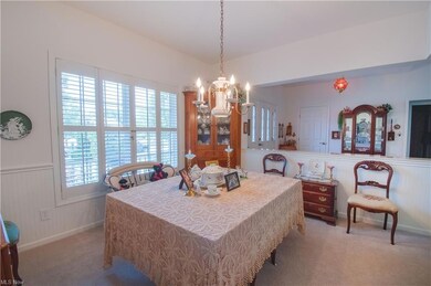 Another view of the formal dining room.