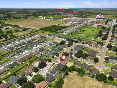 Aerial overview of property's location