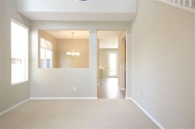 Living room opens up to dining area.... Has a very