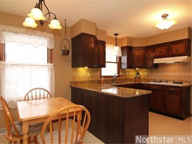 Bright,open kitchen with nice granite counters, ha