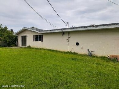 rear of house