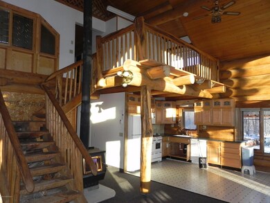 Kitchen and Stairway