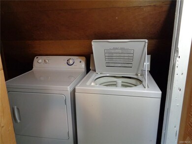 Laundry with pantry area just off the kitchen.