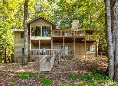 Double decks and rear view of the home