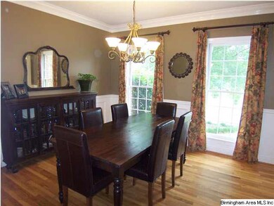 Large dining room with lots of room!