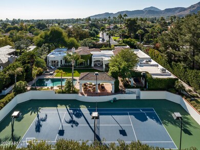 Full size tennis court