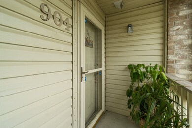 Front door and front balcony