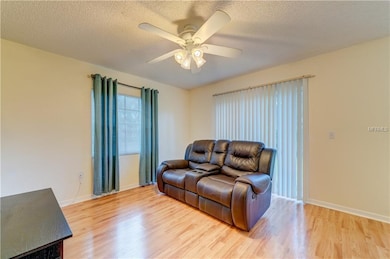 Family room off kitchen.
