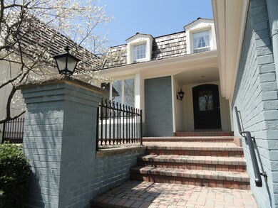 Brick pavers lead to the Front Door.