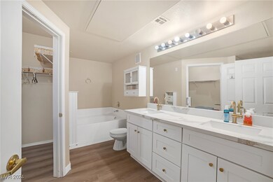 Full bath featuring a sink, visible vents, a spaci