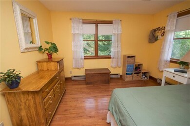 Large master bedroom on second floor.