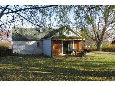 Exterior Back. Back entrance into family room.