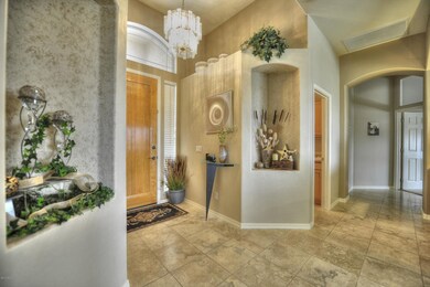 Foyer w/ custom niches