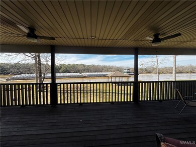 Back porch view of river.