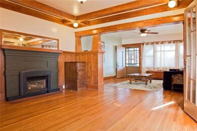 Fireplace in the dining room warms those cool nigh