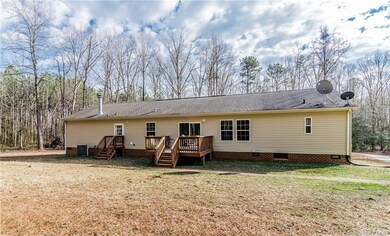 Rear side of home