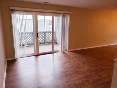 slider opens to screened in porch.