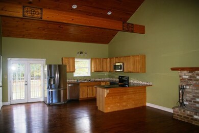 Pictured here is the kitchen from the great room!