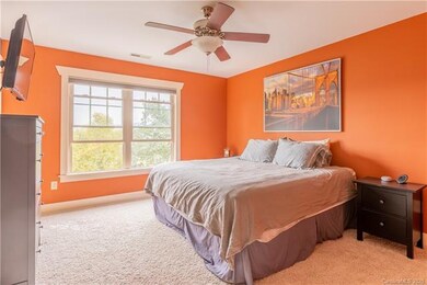 master bedroom upstairs with amazing view