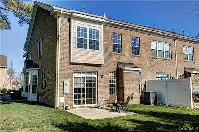 REAR EXTERIOR, PATIO, SLIDING GLASS DOOR