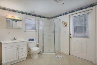 Bathroom featuring standup large shower