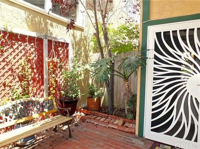 Front gated courtyard.