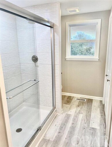 Beautiful new tile work in the master shower.
