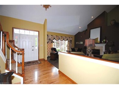 Front entrance and adjacent Living room