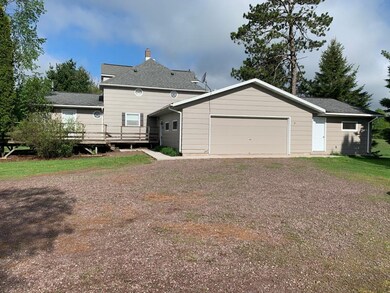 Attached Garage with Workshop on the side
