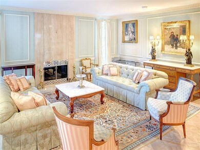 Living room and a working wood burning fireplace.
