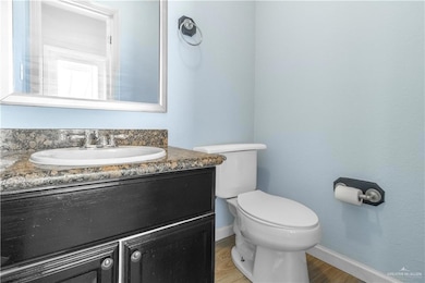 Half bathroom downstairs