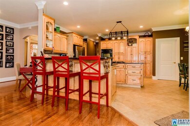 Every family likes the breakfast bar for eating th
