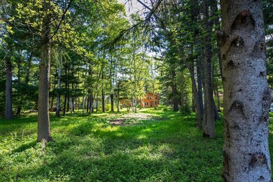 From the backyard, one couldn't tell this property