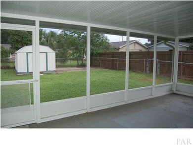 screened back porch