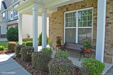 The front porch adds to the curb appeal and charm