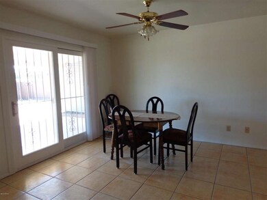 Tiled dining room