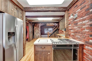 kitchen view towards family room