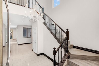 As you enter the home, you'll notice the high ceil