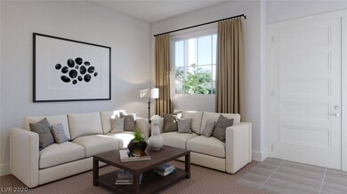 Digital Rendering - C Floor Plan - Living Room/Ent