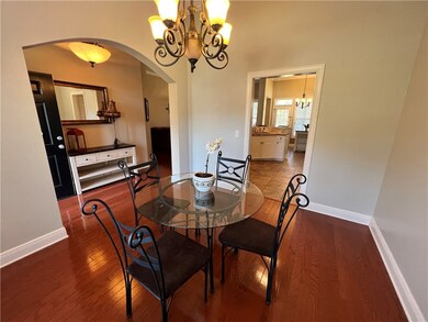 Open and spacious dining area.