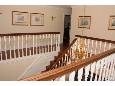 The second floor landing
